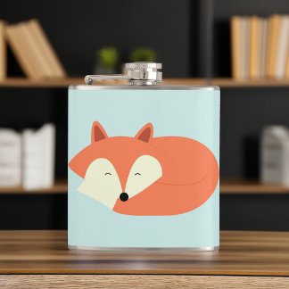 Petaca Sleepy Red Fox