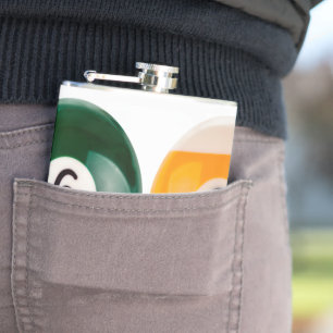 Petaca SlipperyJoe 69 mesa de billar dos bolas de billar