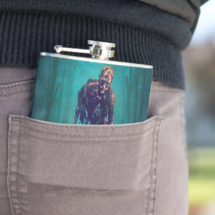 Petaca SlipperyJoe figura de zombie aterradora aislada om