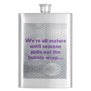 Petaca SlipperyJoe's Bubble Wrap parpadeando divertido di