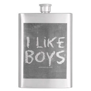 Petaca SlipperyJoe's I Like Boys sucia tiza la oscuridad