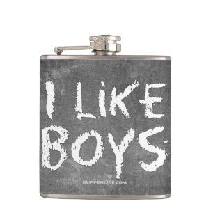 Petaca SlipperyJoe's I Like Boys sucia tiza la oscuridad