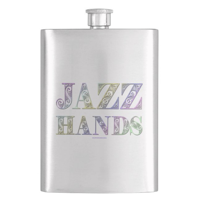 Petaca SlipperyJoe's musical de Broadway Jazz Hands queer (Anverso)