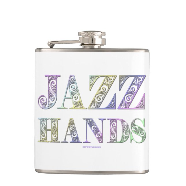 Petaca SlipperyJoe's musical de Broadway Jazz Hands queer (Anverso)