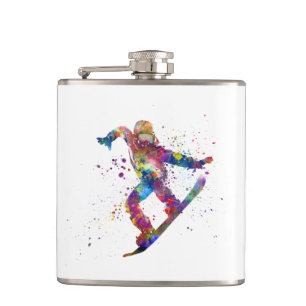 Petaca Snowboard in watercolor