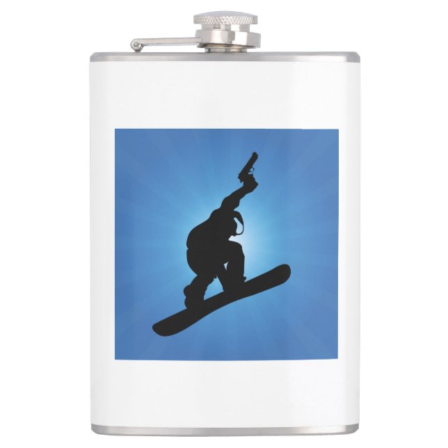 Petaca Snowboard Outlaw (Anverso)