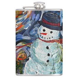 Petaca Snowman Flask