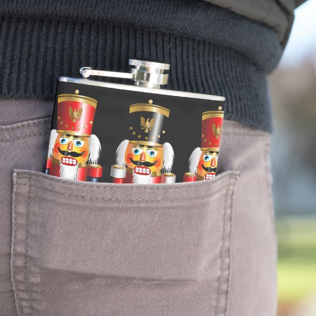 Petaca Soldados de juguete del cascanueces de Navidad (In Situ)