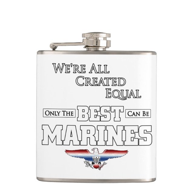 Petaca Sólo Los Mejores Son Los Marines (Anverso)