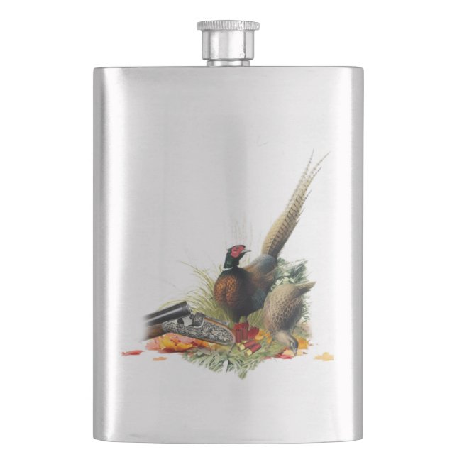 Petaca Sólo para cazadores reales (Anverso)