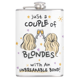 Petaca "Sólo un par de rubias"