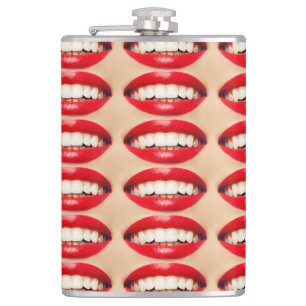Petaca Sonrisa perfecta Femme Fatale Pop-art