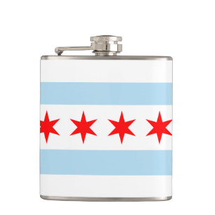 Petaca Souvenir de la bandera de Chicago