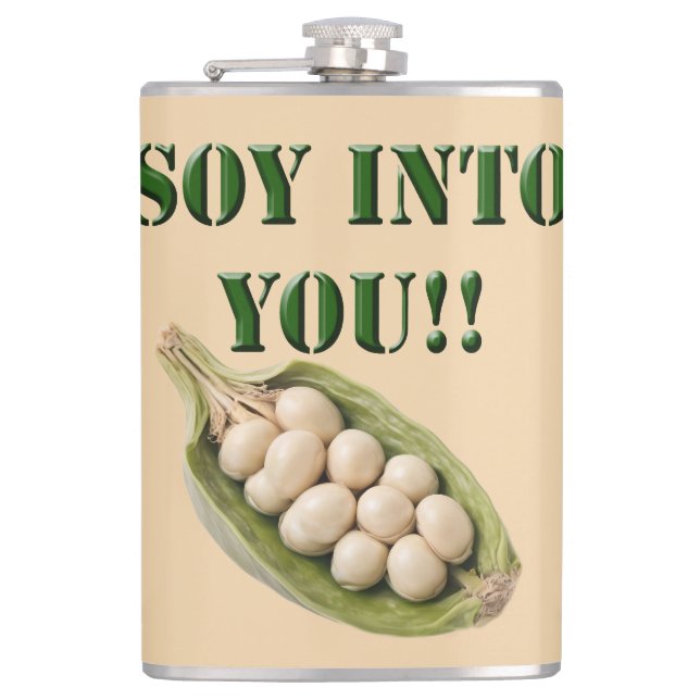 Petaca Soy En Ti: Una Historia De Amor Vegan, (Anverso)