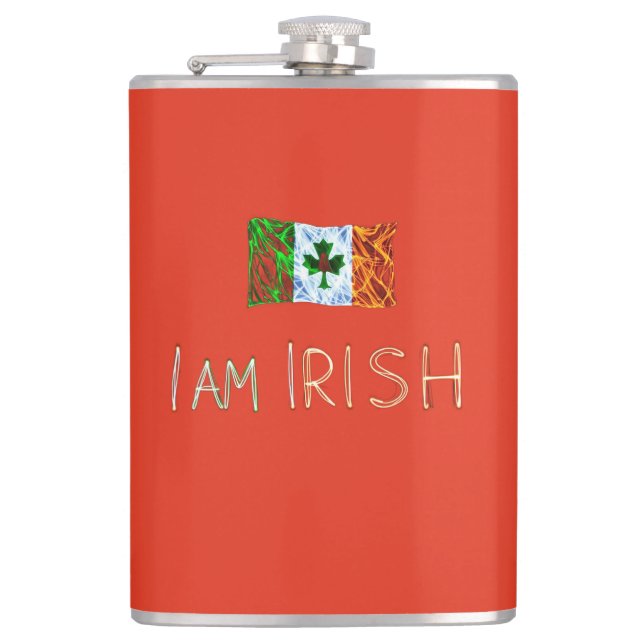 Petaca Soy irlandés (Anverso)