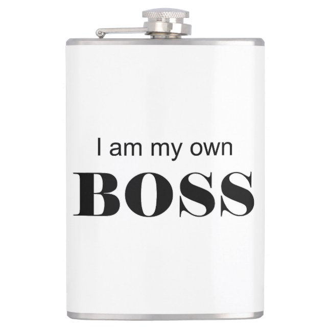 Petaca ¡Soy mi propio jefe! (Anverso)