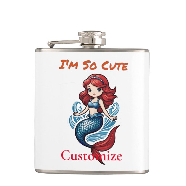 Petaca Soy tan linda sirena Thunder_Cove (Anverso)