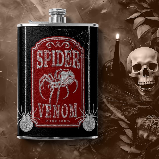 Petaca Spider Venom Purpurina Halloween (Subido por el creador)