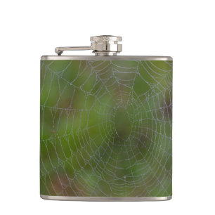 Petaca Spiderweb con gotas