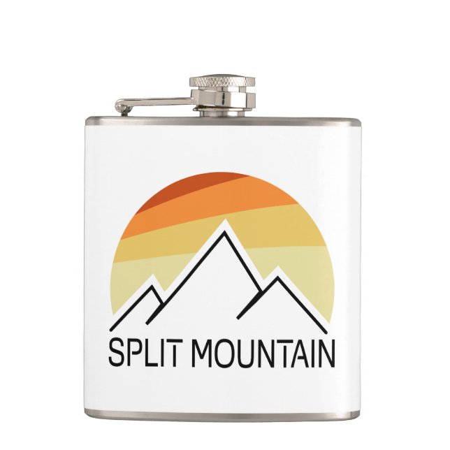 Petaca Split Mountain California Retro (Anverso)