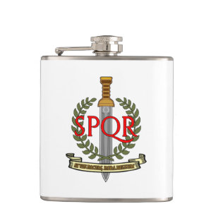Petaca SPQR Gladius - Senatus Populusque Romanus