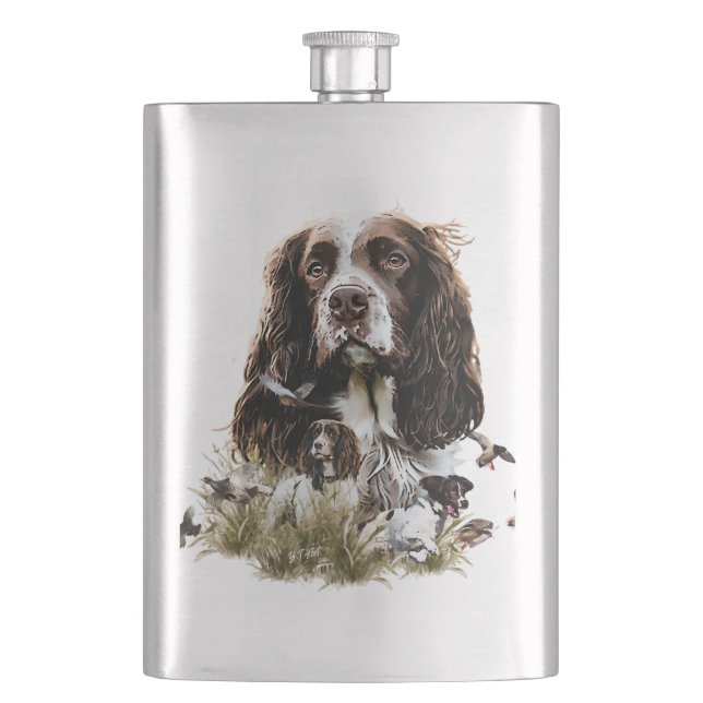 Petaca Springer Spaniel (Anverso)