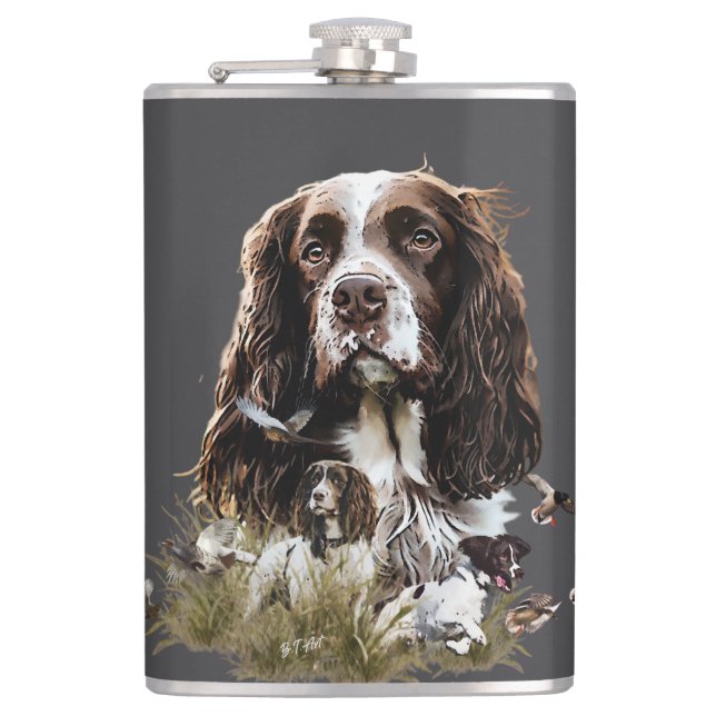 Petaca Springer Spaniel (Anverso)