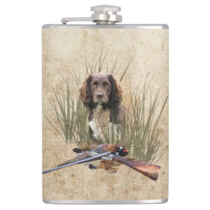 Petaca Sprocker Spaniel Teapot Gift Box Cerámica Tile Gla