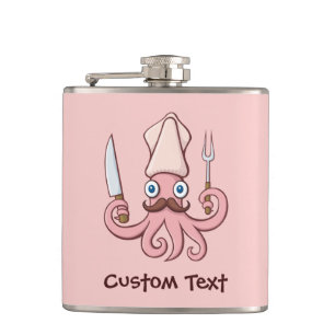 Petaca Squid Chef Personalizado