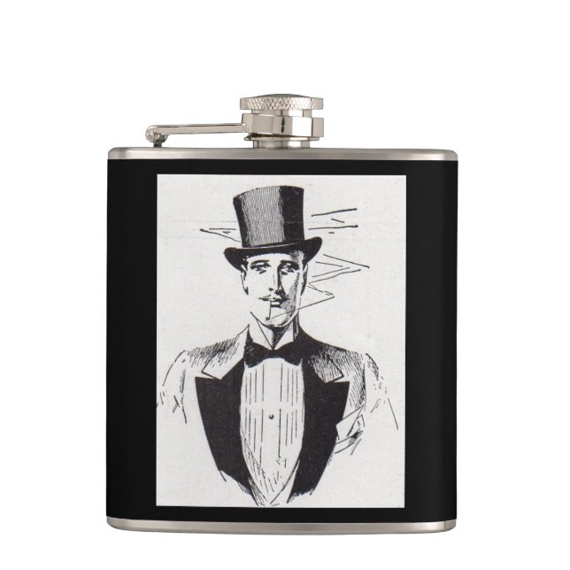 Petaca Sr. Classy, hombre vestido afilado (Anverso)