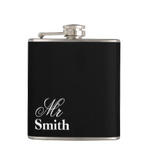 Sr. Nombre Personalizado Negro