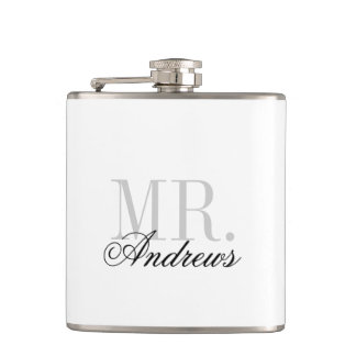 Petaca Sr. y Sra. Boda Monogram