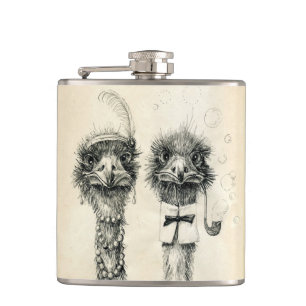 Petaca Sr. y Sra. Ostrich