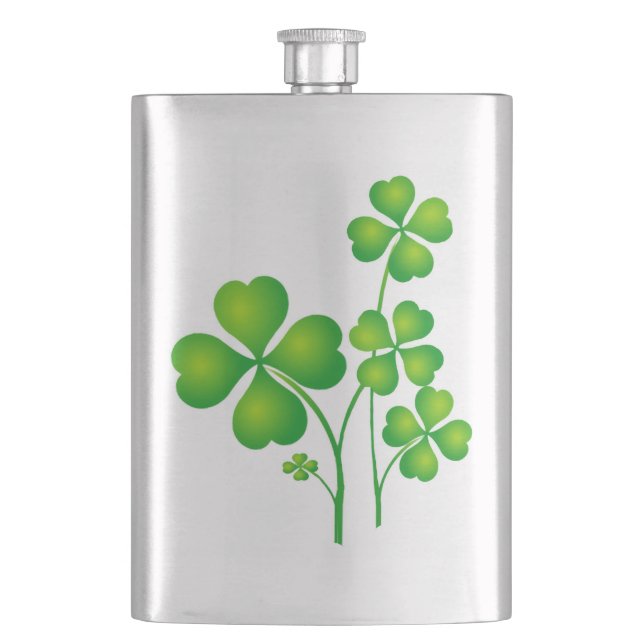 Petaca St. Patrick's Day Clover + tus ideas (Anverso)