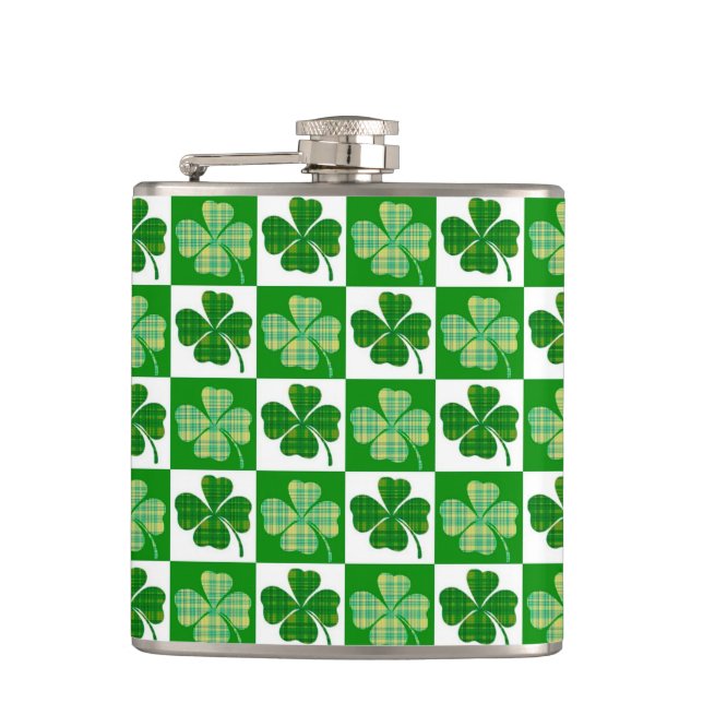 Petaca St. Patrick's Day Shamrock (Anverso)