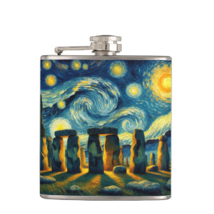 Petaca Starry Night Stonehenge