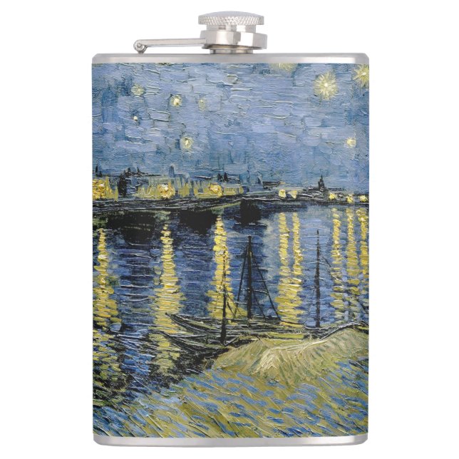 Petaca Starry Night Vincent van Gogh (Anverso)