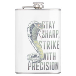 Petaca Stay Sharp, Strike con Precision - Diseño Cobra