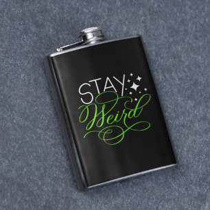 Petaca Stay Weird Introvert, Geek, Nerd