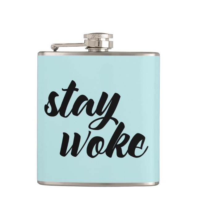 Petaca Stay Woke (Anverso)