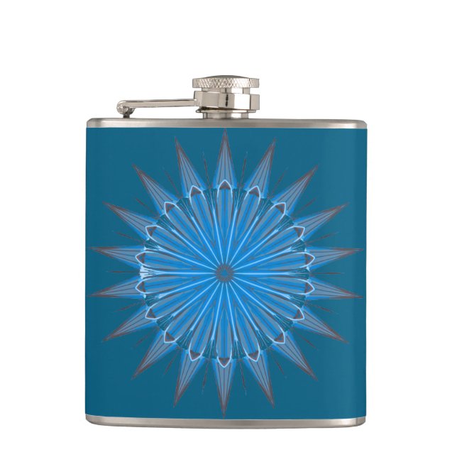 Petaca Stellar blue flask (Anverso)