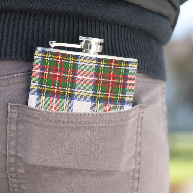 Petaca Stewart Royal Vress Plaid Scottish Pattern (In Situ)