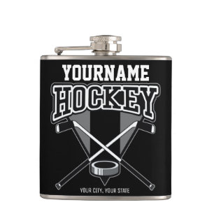 Petaca Stick de hockey de jugador personalizado NOMBRE Eq