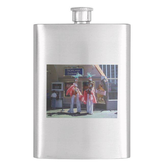 Petaca Stilt Dancers flask de acero inoxidable (Anverso)