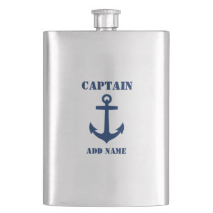 Petaca Su capitán conocido Flask Anchor