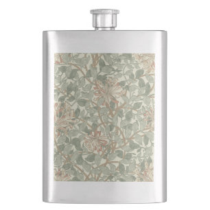 Petaca Suave Verde Vintage William Morris Madreselva