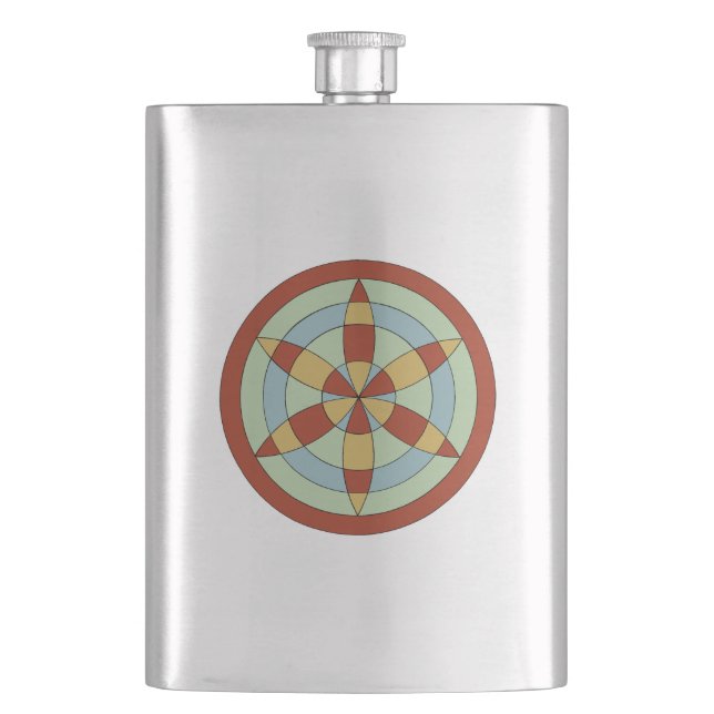 Petaca Suffolk Hexafoil (Daisy Wheel) Witch Mark (Anverso)