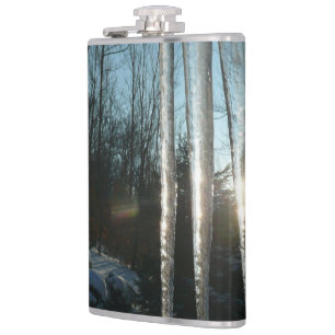 Petaca Sunrise Through Icicles Winter Nature Photography
