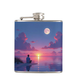 Petaca Sunset moonrise caribbean