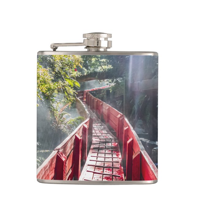 Petaca Sunshine en Termas Geometría, Conaripe, Chile (Anverso)